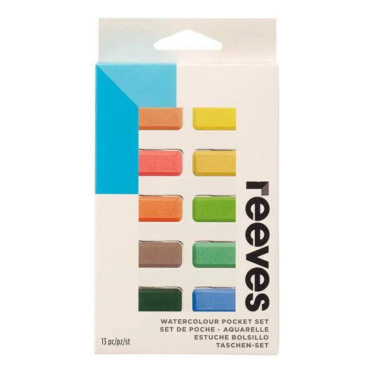 Reeves Watercolour 12 Colour Pocket Set