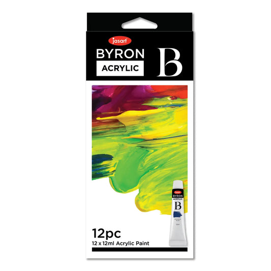 Jasart Byron 12ml Paint Set 12 Acrylic
