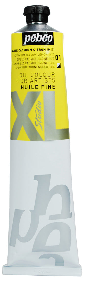 Pebeo Huile Fine Studio XL Oil 200ml Lemon Cadmium Yellow Imit 01