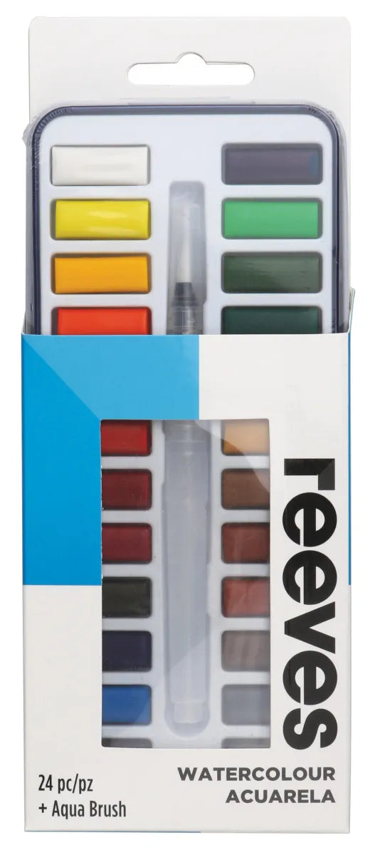 Reeves Watercolour 24 Colour Tin Set