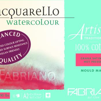 Fabriano Artistico W/C Pad 200gsm HP A2