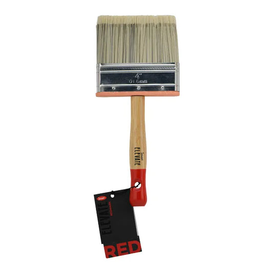 Jasart Elevate Red Synthetic Giant Brush Flat 4''