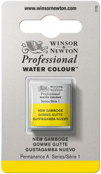 Winsor & Newton Artists' W/C Half Pan New Gamboge