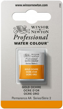 Winsor & Newton Artists' W/C Half Pan Gold Ochre