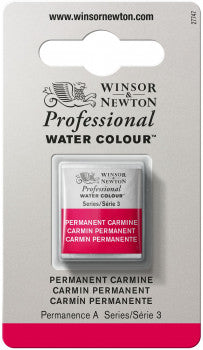 Winsor & Newton Artists' W/C Half Pan Permanent Carmine
