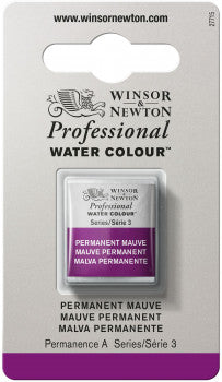 Winsor & Newton Artists' W/C Half Pan Permanent Mauve