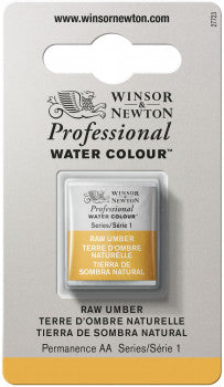 Winsor & Newton Artists' W/C Half Pan Raw Umber