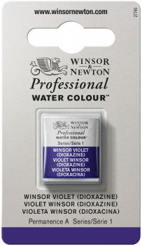 Winsor & Newton Artists' W/C Half Pan Winsor Violet (Dioxazine)