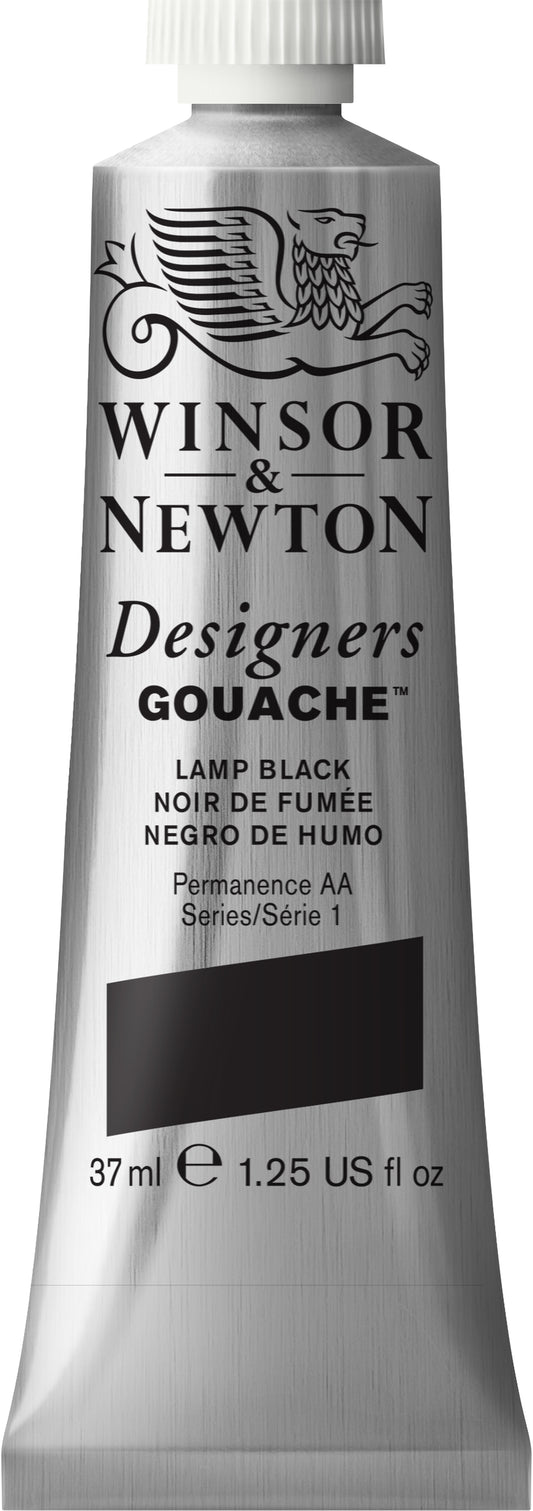 Winsor & Newton Designers Gouache 37ml Lamp Black