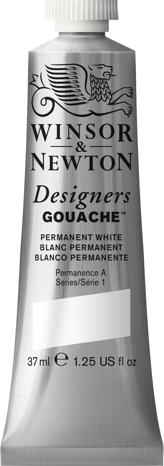 Winsor & Newton Designers Gouache 37ml Permanent White