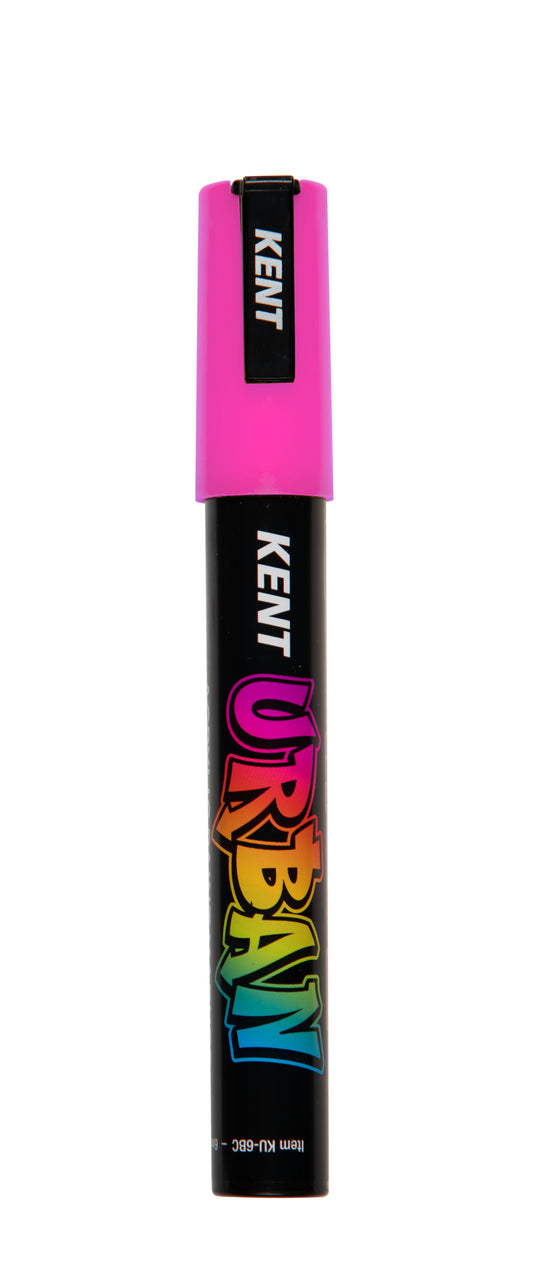 Kent Urban Paint Marker 6mm Nib Fluoro Pink