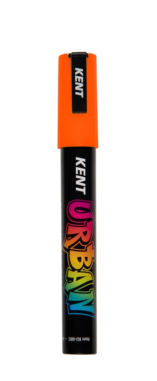 Kent Urban Paint Marker 6mm Nib Fluoro Orange