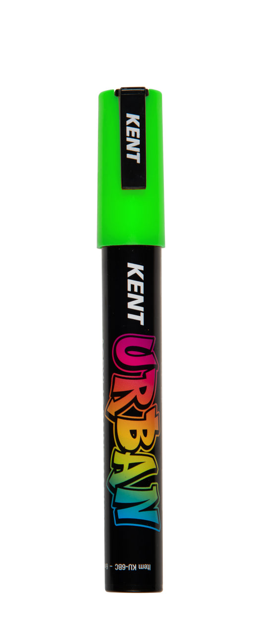 Kent Urban Paint Marker 6mm Nib Fluoro Green