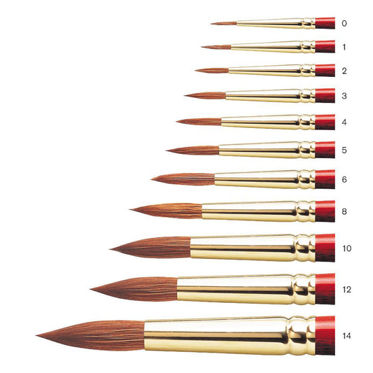 Winsor & Newton Sceptre Gold II Series 404 Long Handled Round Size 1 (discontinued & online only)