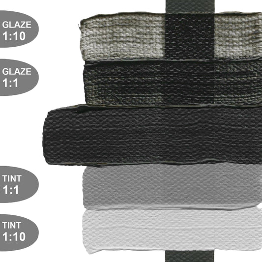 Golden Heavy Body Acrylic 148ml Bone Black