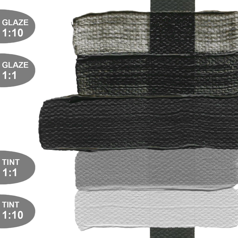 Golden Heavy Body Acrylic 237ml Bone Black