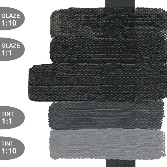 Golden Heavy Body Acrylic 473ml Carbon Black