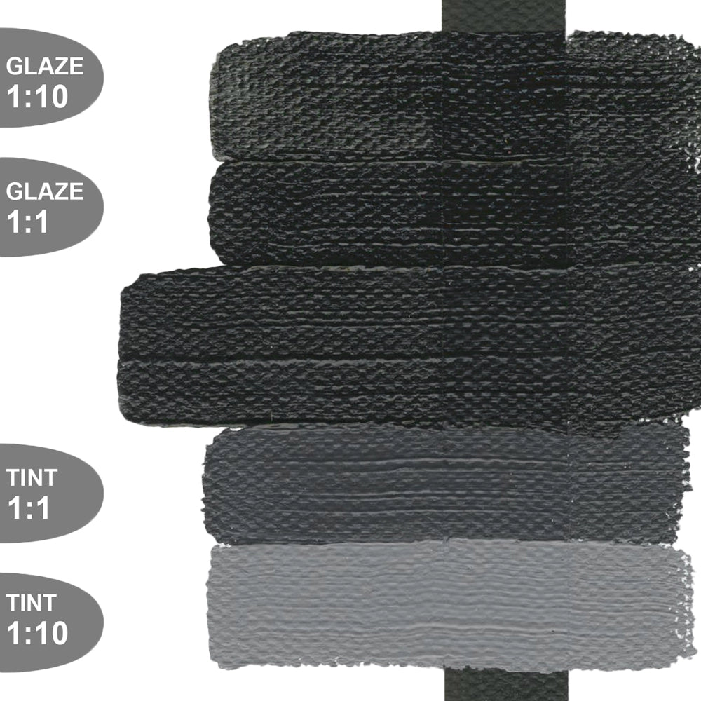 Golden Heavy Body Acrylic 473ml Carbon Black