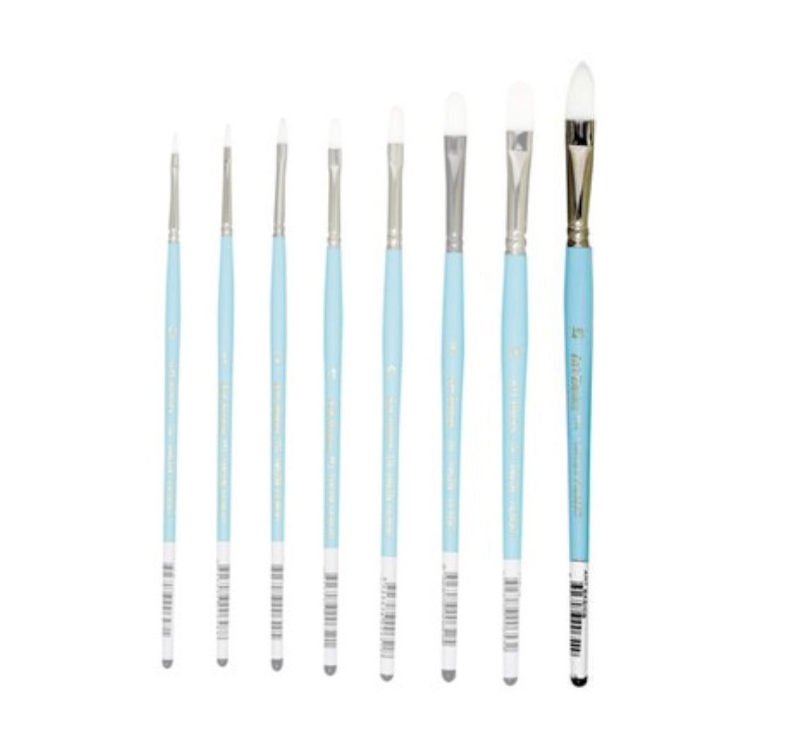 114F Art Basics Series Taklon Filbert Size 12