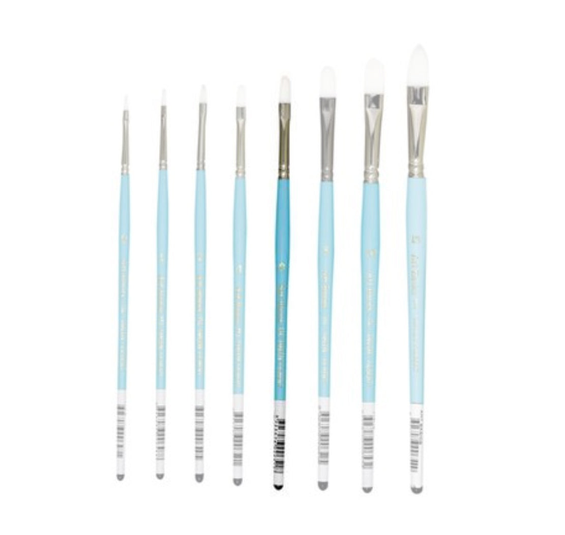 114F Art Basics Series Taklon Filbert Size 6