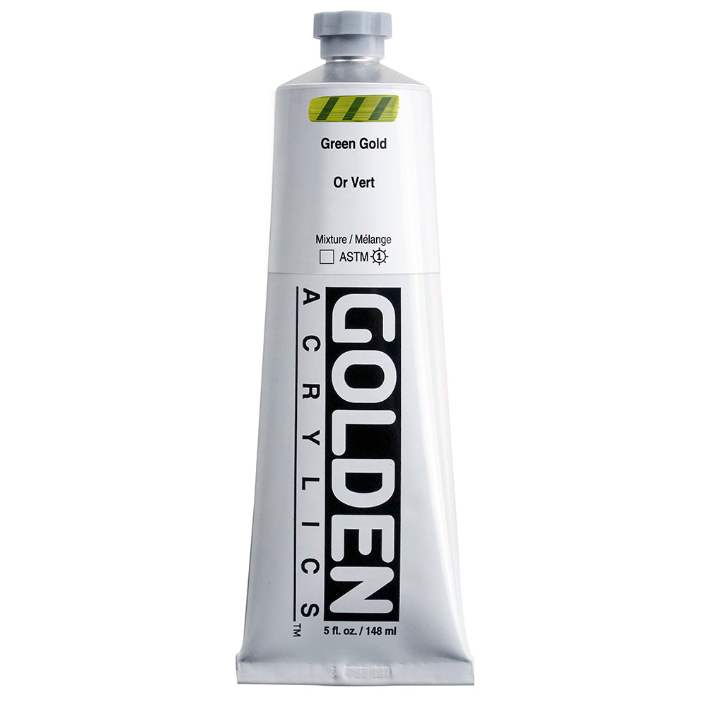 Golden Heavy Body Acrylic 148ml Green Gold