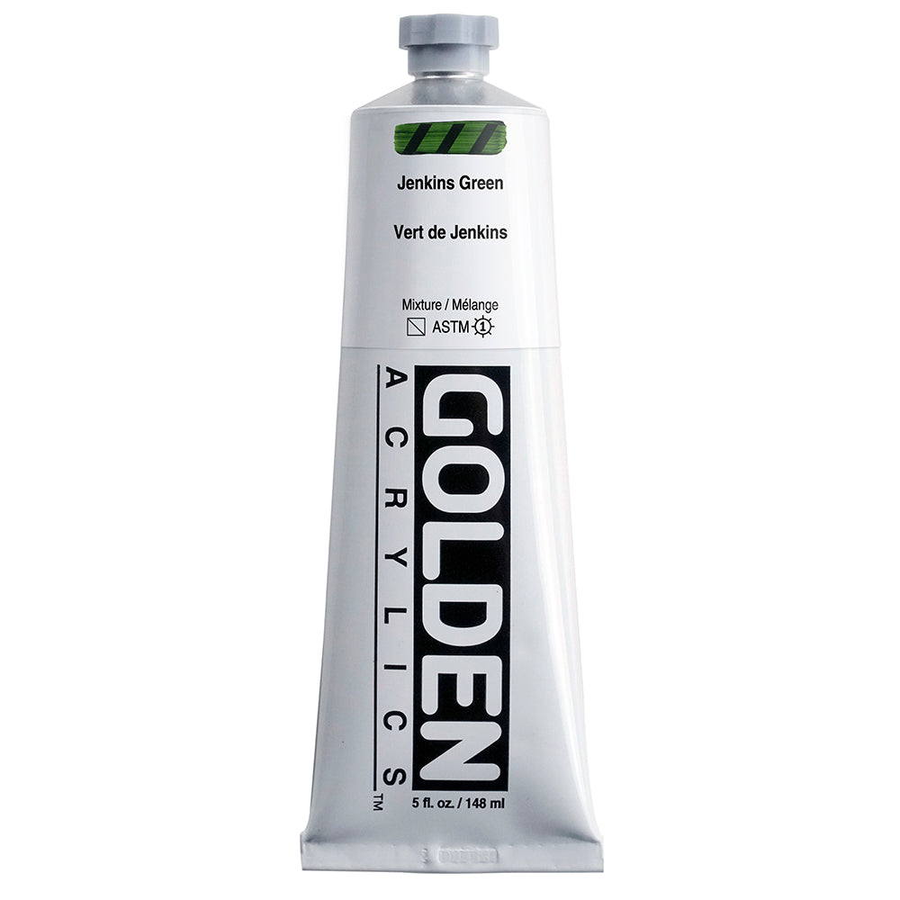 Golden Heavy Body Acrylic 148ml Jenkins Green