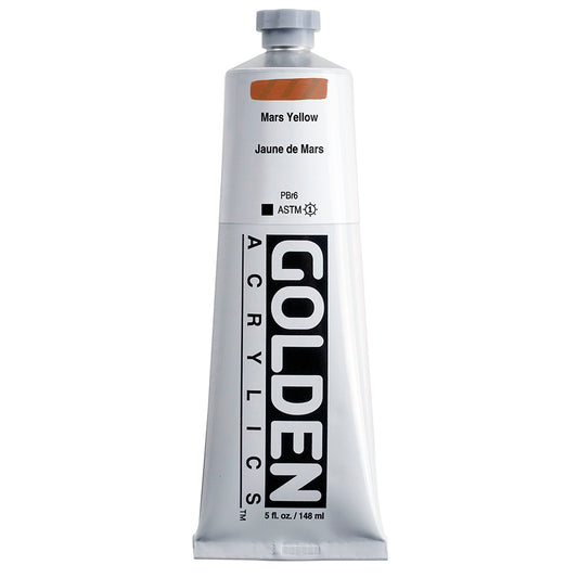 Golden Heavy Body Acrylic 148ml Mars Yellow