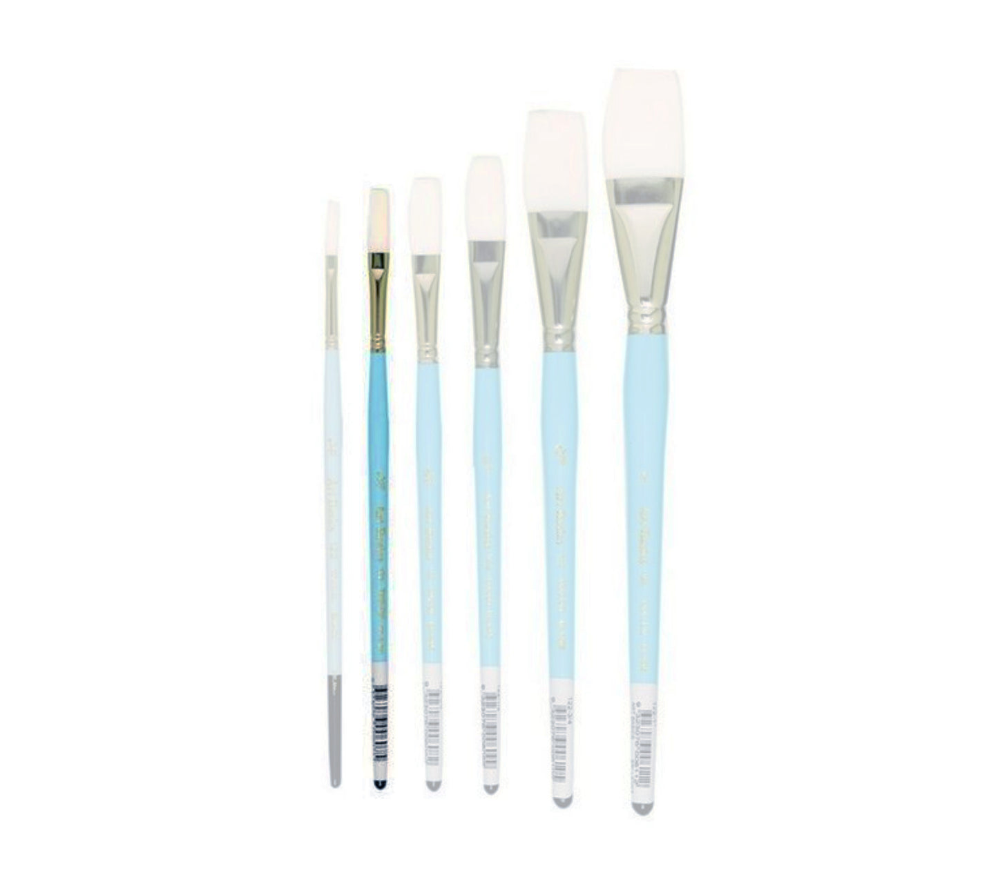 122B Art Basics Series Taklon Long Flat Size 1/4"