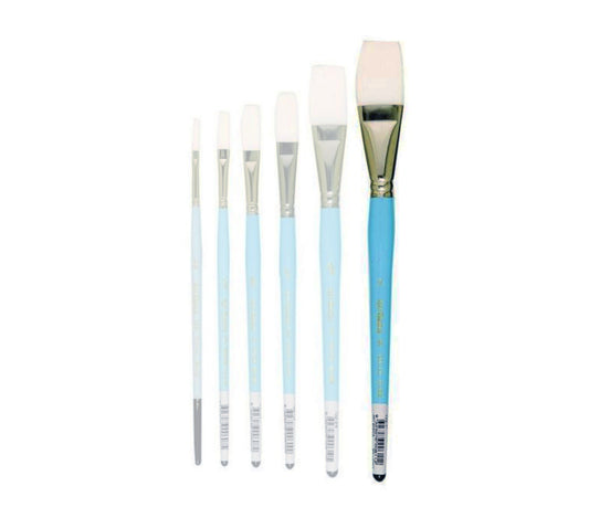 122B Art Basics Series Taklon Long Flat Size 1"