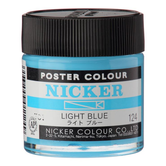 Nicker Poster Colour 40ml 124 Light Blue