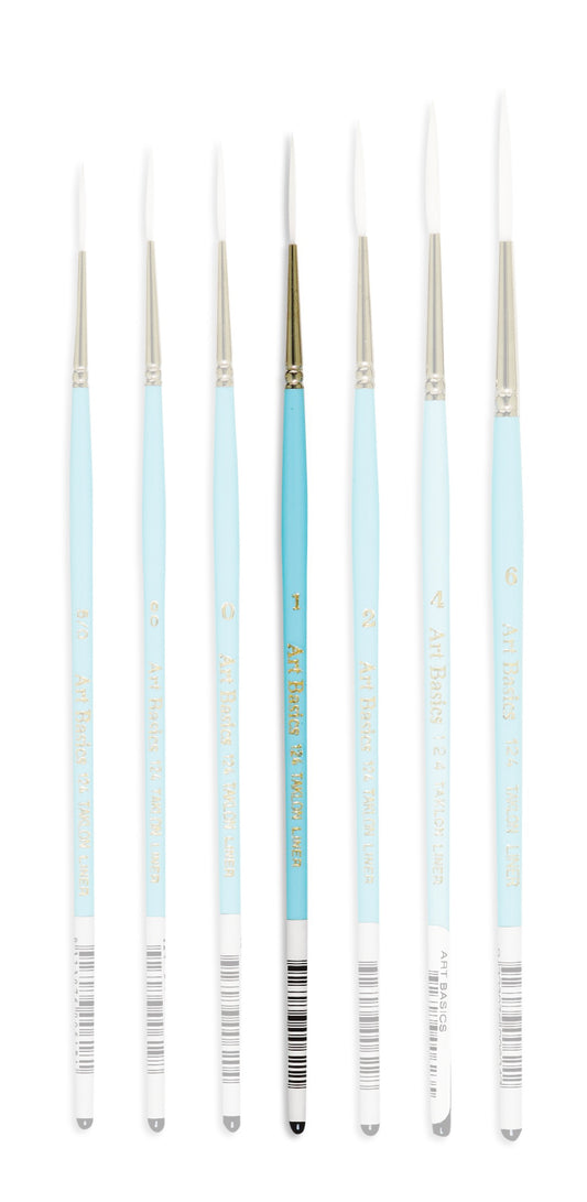 124L Art Basics Series Taklon Liner Size 1