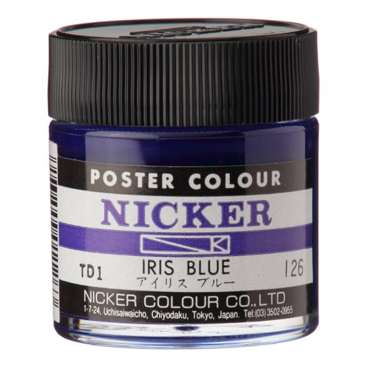 Nicker Poster Colour 40ml 126 Iris Blue