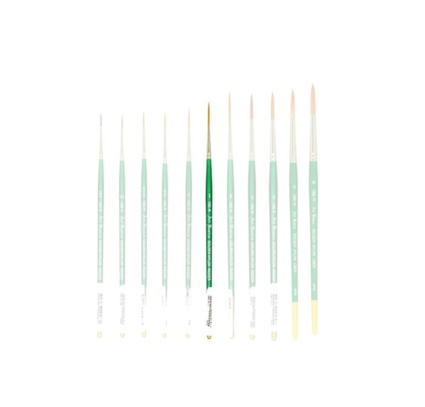 1365R Art Basics Golden Nylon Liner Watercolour Size 1