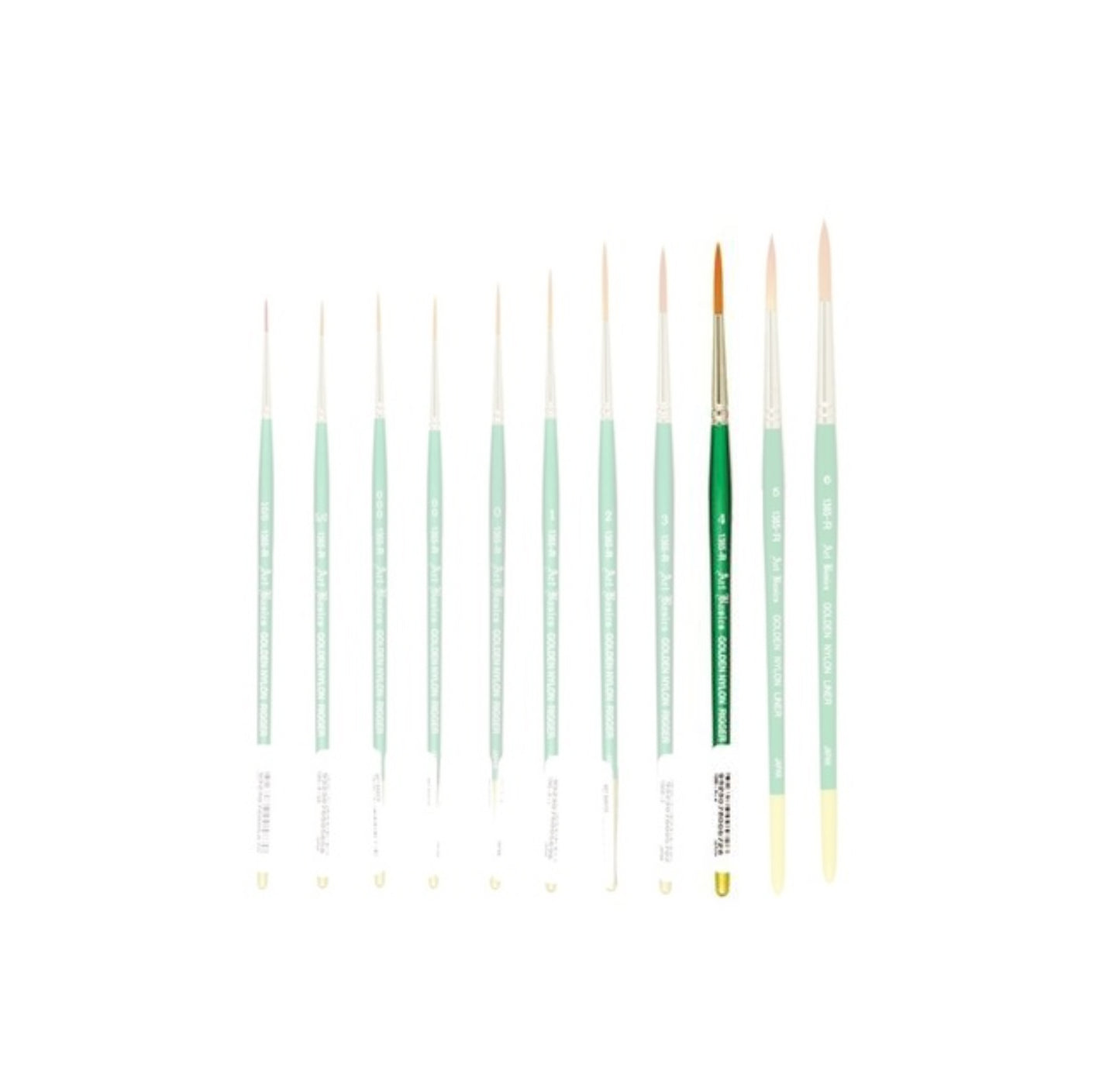 1365R Art Basics Golden Nylon Liner Watercolour Size 4