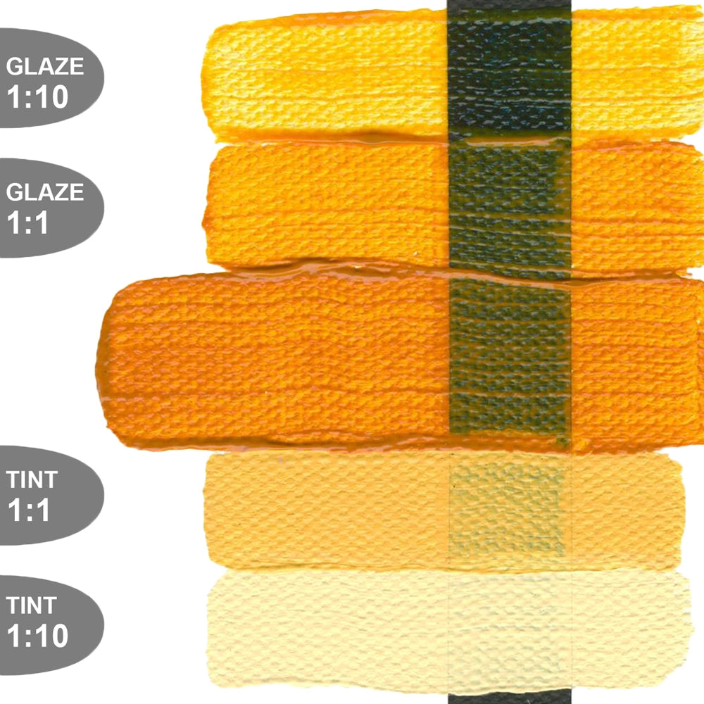 Golden Heavy Body Acrylic 237ml Indian Yellow Hue