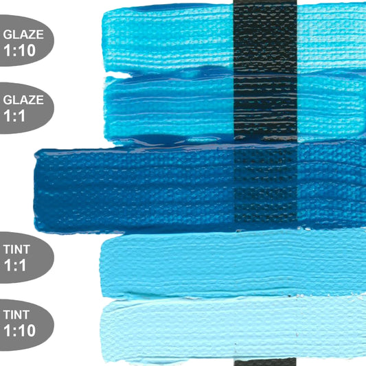 Golden Heavy Body Acrylic 473ml Manganese Blue Hue (discontinued)