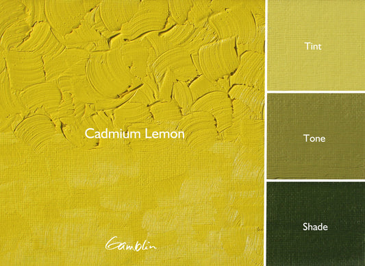 Gamblin 1980 Oil Colour 37ml Series 3 Cadmium Lemon