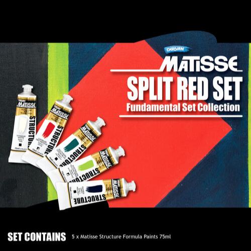 Matisse Structure Split Red Set 5 x 75ml