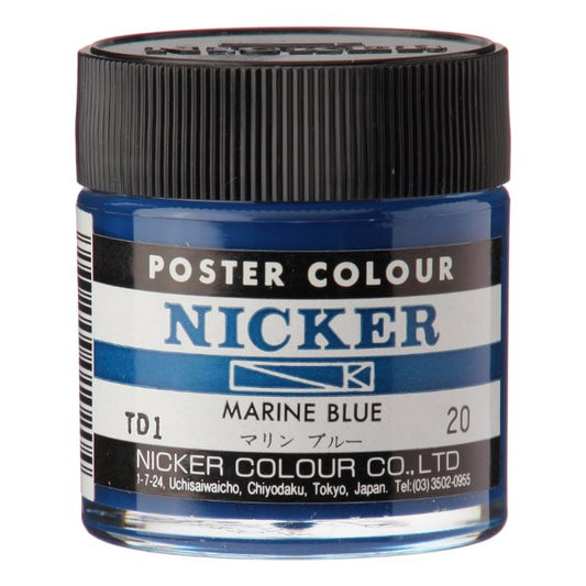 Nicker Poster Colour 40ml 20 Marine Blue