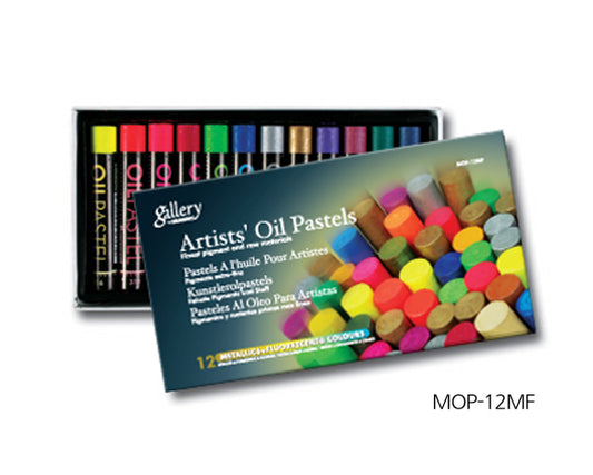 Mungyo Gallery Artist' Soft Oil Pastels Set 12 Fluoro