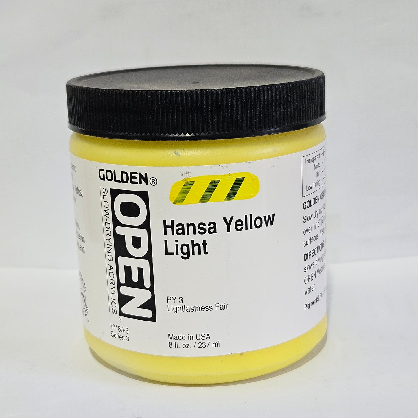 Golden Open 237ml Hansa Yellow Light