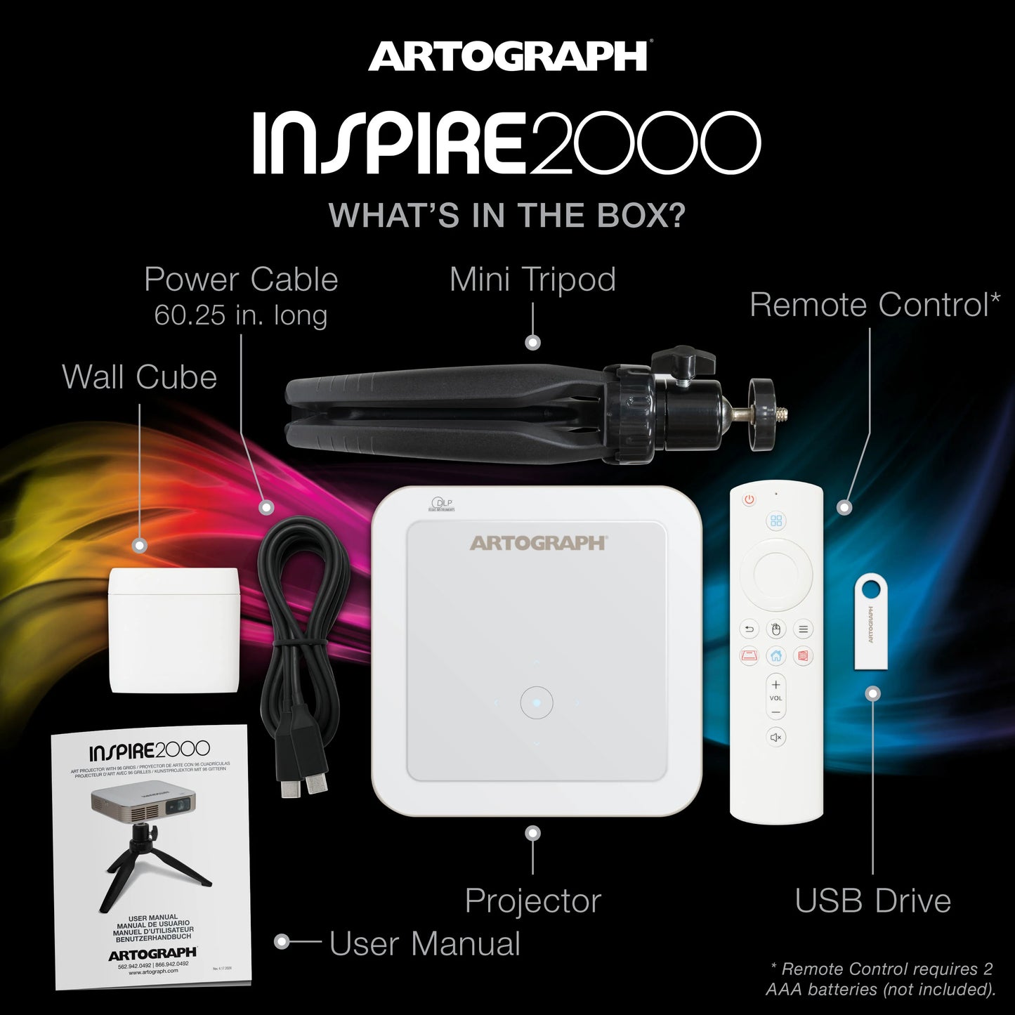 Inspire 2000 Art Projector