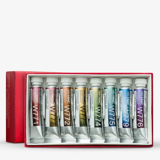 Holbein Watercolour Chroma Shine Set of 8 - 5ml (W797)