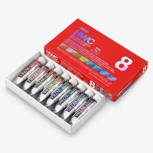 Holbein Watercolour Chroma Pearl Set of 8 - 5ml (W798)