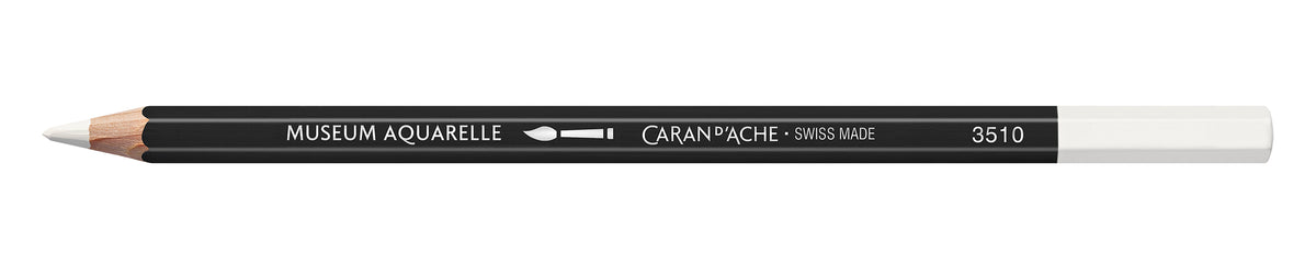 Caran d'Ache Museum Aquarelle Artist Watersoluble Pencil 001 White