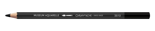 Caran d'Ache Museum Aquarelle Artist Watersoluble Pencil 009 Black