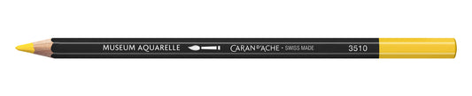 Caran d'Ache Museum Aquarelle Artist Watersoluble Pencil 010 Yellow