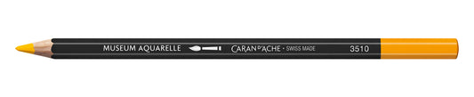 Caran d'Ache Museum Aquarelle Artist Watersoluble Pencil 020 Golden Yellow