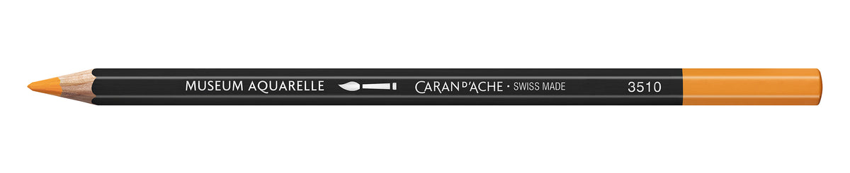 Caran d'Ache Museum Aquarelle Artist Watersoluble Pencil 052 Saffron