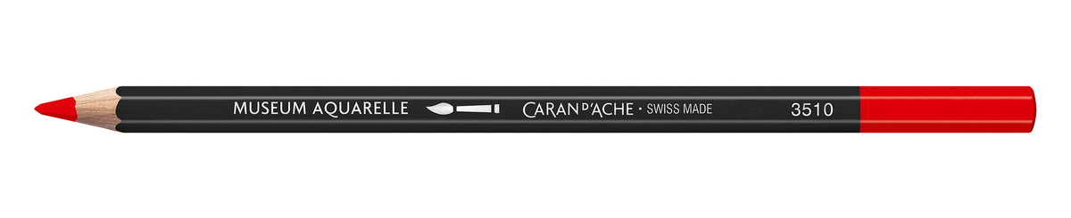 Caran d'Ache Museum Aquarelle Artist Watersoluble Pencil 070 Scarlet